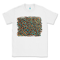 White leopard with turquoise glitter Classic Tee - Artiststas