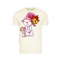 Vintage Arctic winter pink snowman Vintage Tee - AdoDesignShop