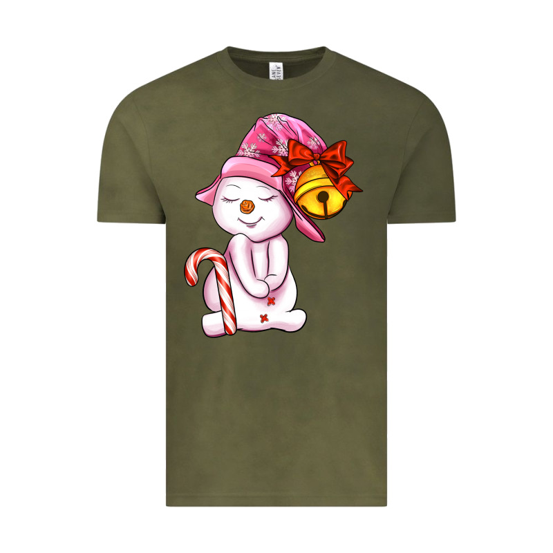 Winter Pink Snowman Vintage Tee by AdoDesignShop | Teevron