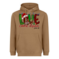 Toasted Coconut love came dow christmas Heavyweight Hoodie - RacoonDesign