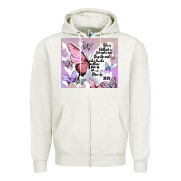Oatmeal Heather bible verse Zipper Hoodie - MaliasSmallBusiness