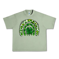 Oil Green St Patrick Rainbow Urban Heavy Tee - Jasminsmagicworld