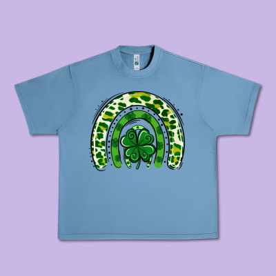 St Patrick Rainbow Urban Heavy Tee Designed By Jasminsmagicworld
