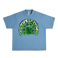 Pebble Blue St Patrick Rainbow Urban Heavy Tee - Jasminsmagicworld