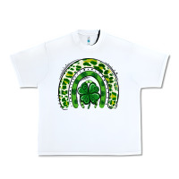 White St Patrick Rainbow Urban Heavy Tee - Jasminsmagicworld