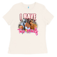 I Have Two Moods Sneaker And Heels Ladies Tee | Teevron