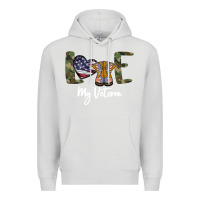 Dove Grey My Veteran Premium Hoodie - Bettercallsaul