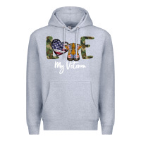 Heather Grey My Veteran Premium Hoodie - Bettercallsaul