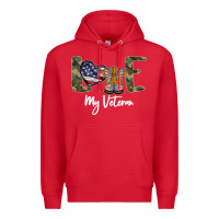 Red My Veteran Premium Hoodie - Bettercallsaul