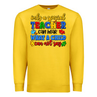Lemon only a special teacher can hear what a child can n Premium Sweatshirt - Artiststas