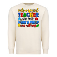 Sandshell only a special teacher can hear what a child can n Premium Sweatshirt - Artiststas