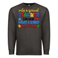 Smoke only a special teacher can hear what a child can n Premium Sweatshirt - Artiststas