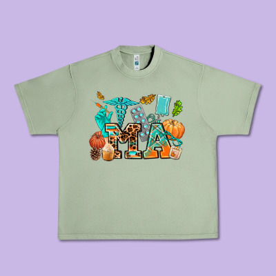 Fall And Nurse Elements Medical Assistant Urban Heavy Tee Designed By Adodesignshop