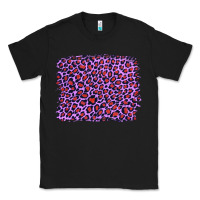 Black lilac leopard with red glitter Classic Tee - Artiststas