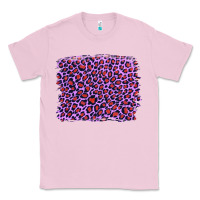 Bubblegum Pink lilac leopard with red glitter Classic Tee - Artiststas