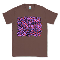 Chestnut lilac leopard with red glitter Classic Tee - Artiststas