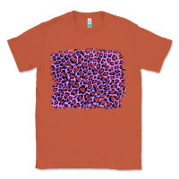 Copper lilac leopard with red glitter Classic Tee - Artiststas