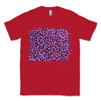 Red lilac leopard with red glitter Classic Tee - Artiststas