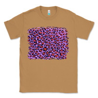 Toasted Coconut lilac leopard with red glitter Classic Tee - Artiststas