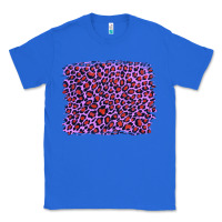 True Royal lilac leopard with red glitter Classic Tee - Artiststas