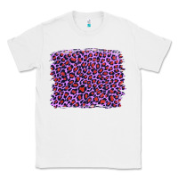 White lilac leopard with red glitter Classic Tee - Artiststas