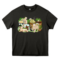 Asphalt sheep coffee cups Heavy Core Tee - Zillion Design Studio