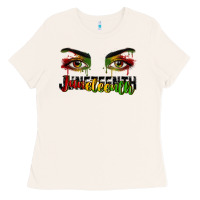 Bone Juneteenth eyes Ladies Tee - RanaPortraitStore