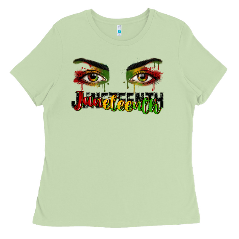 Juneteenth Eyes Ladies Tee by RanaPortraitStore | Teevron