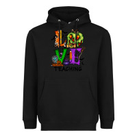 Black love taching halloween Heavyweight Hoodie - RacoonDesign