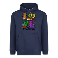 Navy love taching halloween Heavyweight Hoodie - RacoonDesign