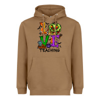 Toasted Coconut love taching halloween Heavyweight Hoodie - RacoonDesign