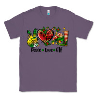 Lavender peace love  elf Classic Tee - AdoDesignShop