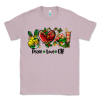 Lilac peace love  elf Classic Tee - AdoDesignShop