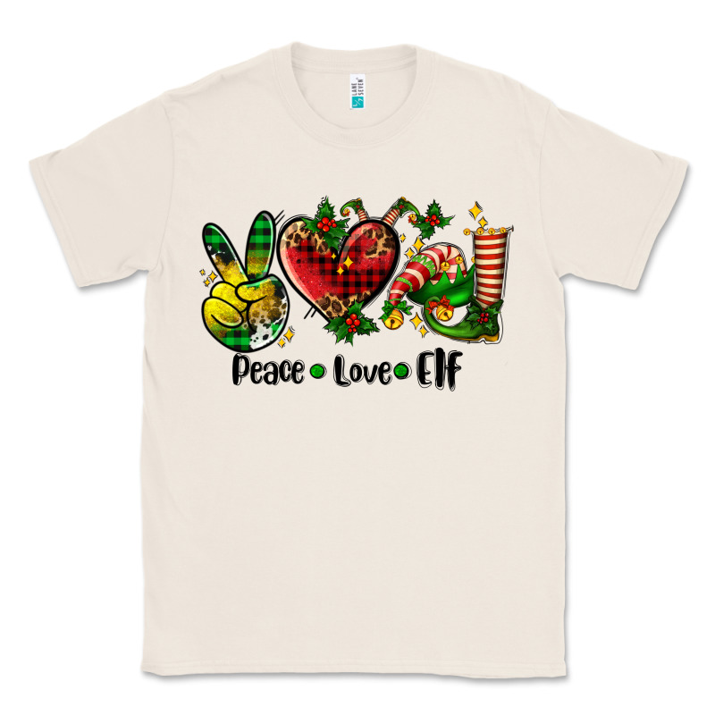 Peace Love  Elf Classic Tee by AdoDesignShop | Teevron