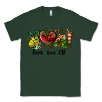 Sports Green peace love  elf Classic Tee - AdoDesignShop