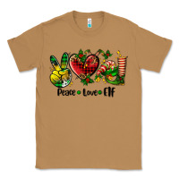 Toasted Coconut peace love  elf Classic Tee - AdoDesignShop
