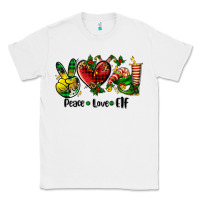 White peace love  elf Classic Tee - AdoDesignShop