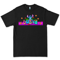 Black stitch ohana Premium Tee - AdoDesignShop
