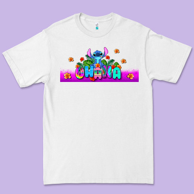 Stitch Ohana Premium Tee Designed By Adodesignshop