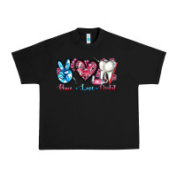 Black peace love dental Urban Heavy Tee - AdoDesignShop