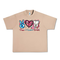 Burro peace love dental Urban Heavy Tee - AdoDesignShop