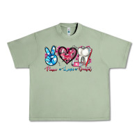 Oil Green peace love dental Urban Heavy Tee - AdoDesignShop
