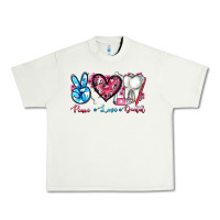 Pistachio peace love dental Urban Heavy Tee - AdoDesignShop