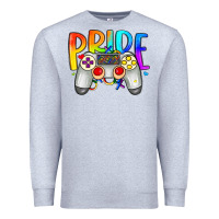Heather Grey pride gaymer Premium Sweatshirt - Artiststas
