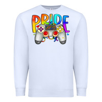 White pride gaymer Premium Sweatshirt - Artiststas