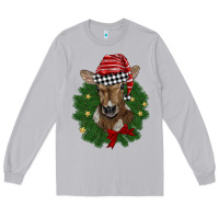 Moon Dust christmas wreath baby calf Long Sleeve Tee - BarkalooDesign