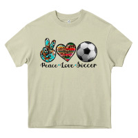 Mossy peace love soccer Heavy Core Tee - Artiststas