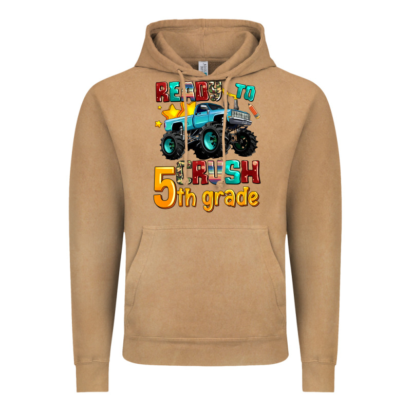 Ready To School Crush 5th Grade Vintage Hoodie by AdoDesignShop | Teevron
