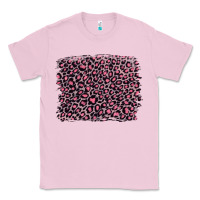 Bubblegum Pink pink leopard with pink glitter Classic Tee - Artiststas