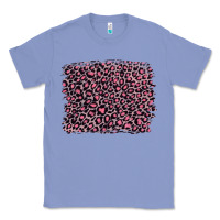 Colony Blue pink leopard with pink glitter Classic Tee - Artiststas